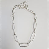 Paperclip chain necklace