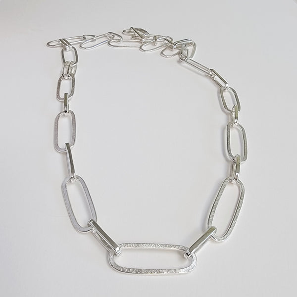 Paperclip chain necklace